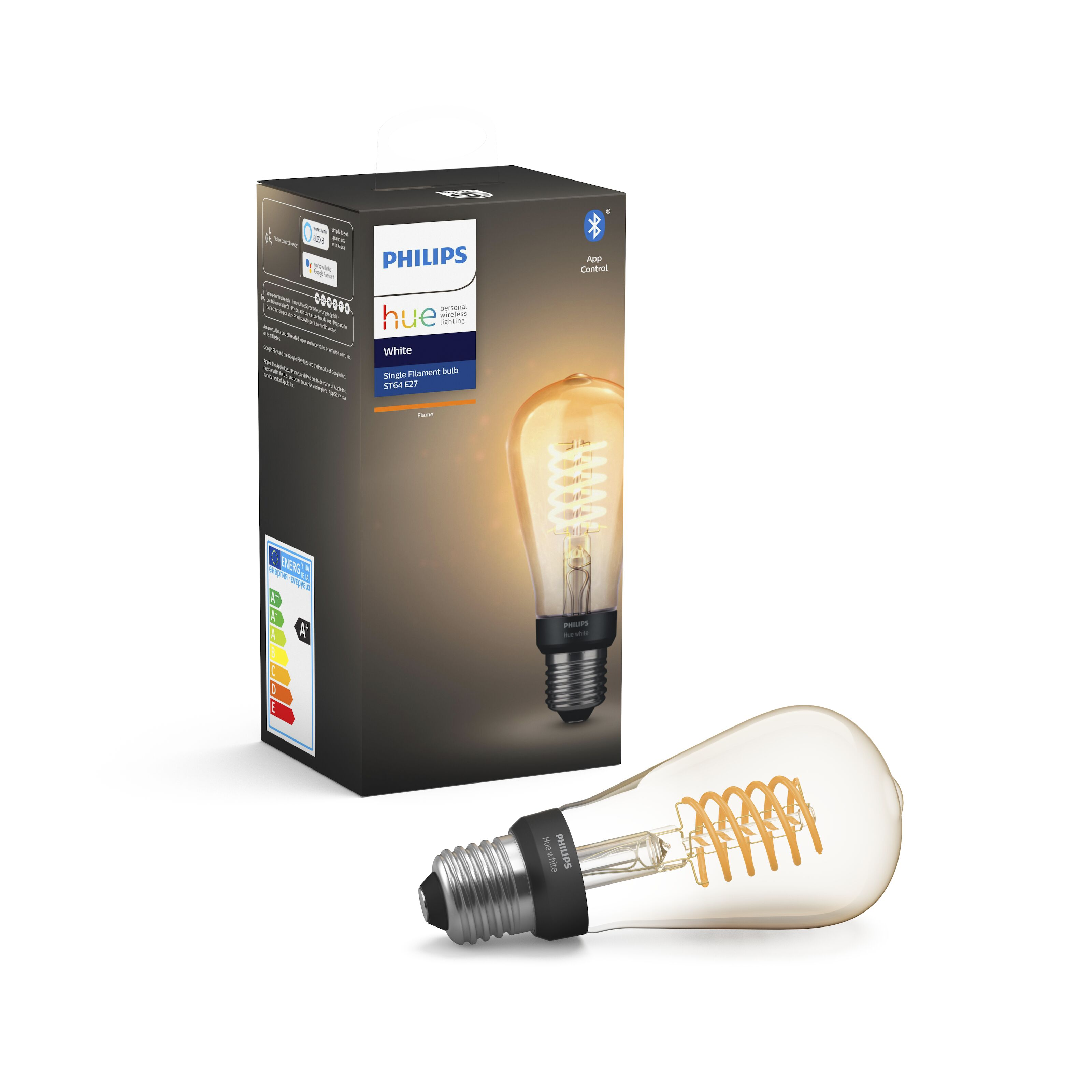 Philips Hue Filament ST64 Smart LED-lampa E27 550 lm